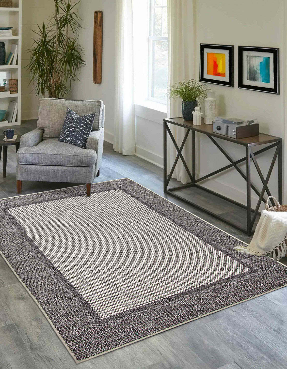 Tapis Brooks gris - 244 x 305 cm