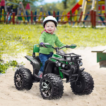 Aosom Voiture Quad À Quatre Roues Pour Enfants 12 V Avec Musique, Phares Réalistes, Large Roue | Aosom Voiture Quad À Quatre Roues Pour Enfants 12 V Avec Phares De Travail Mp3 Reels, Moto Alimentée