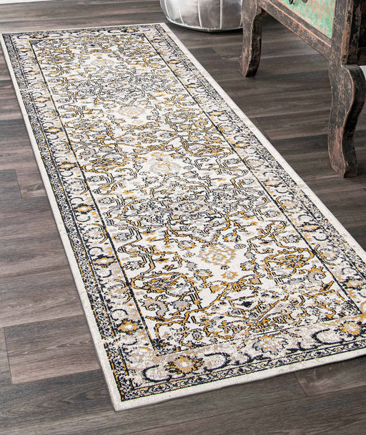 Tapis Legacy Ivory lavable en machine - 2'6 x 8'0|Carpette Legacy ivoire lavable à la machine - 2 pi 6 po x 8 pi 0 po|D86FCIE7