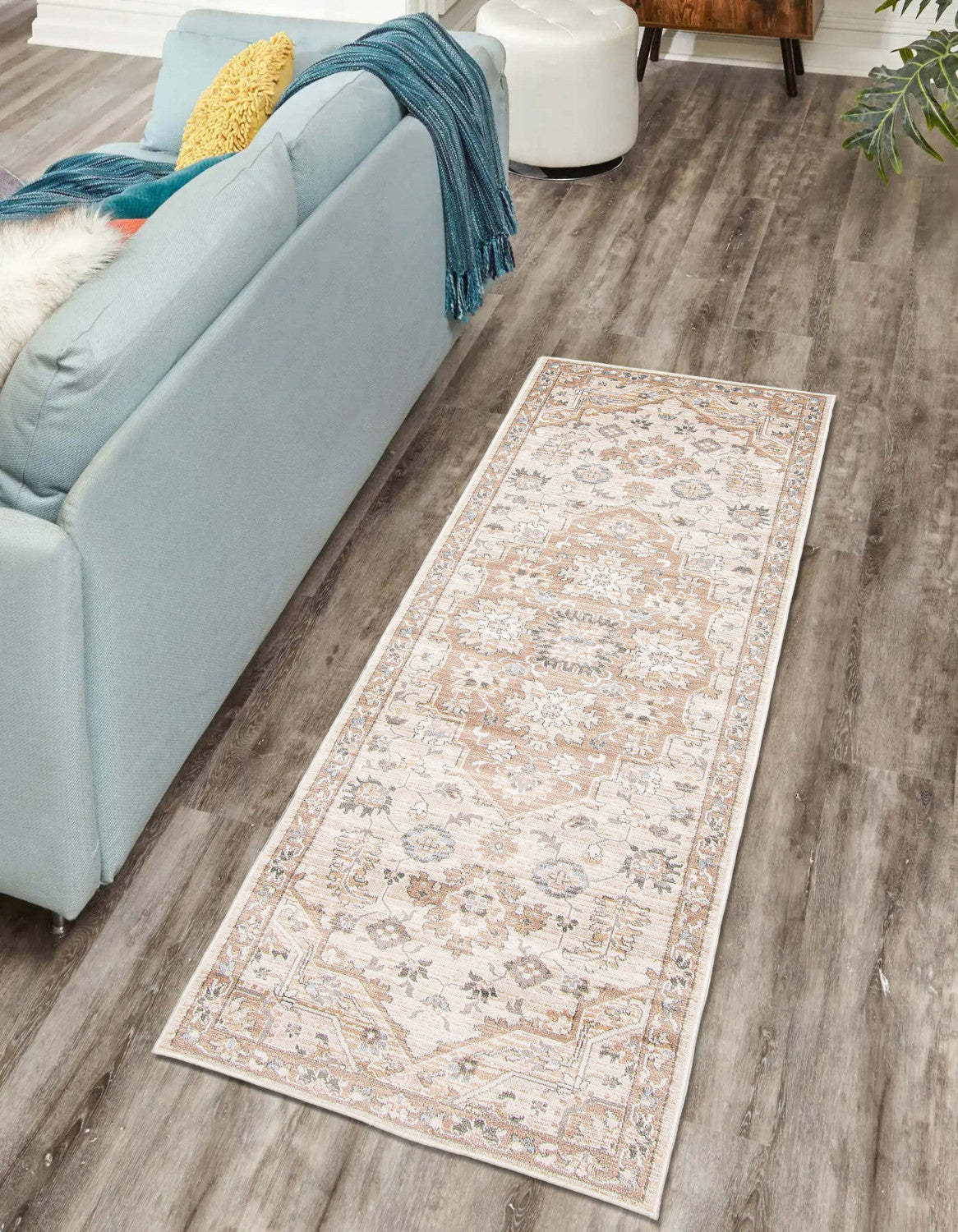 Carpette longue Arden beige - 2 pi 8 po x 8 pi 2 po