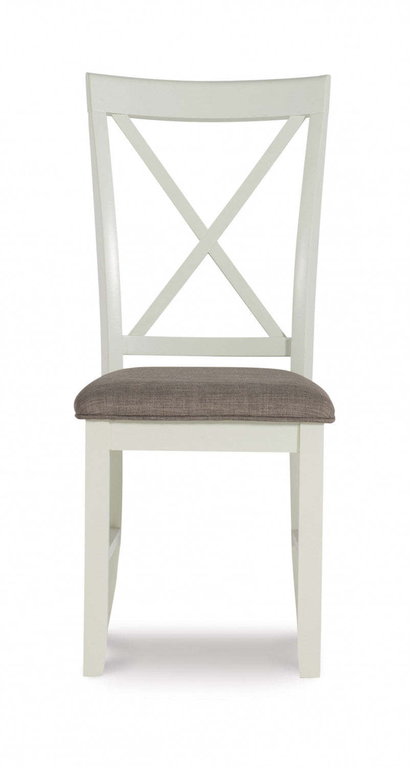 Jane Fabric Taupe Dining Chair - Ensemble de 2|Chaise de salle à manger Jane en tissu taupe - ensemble de 2