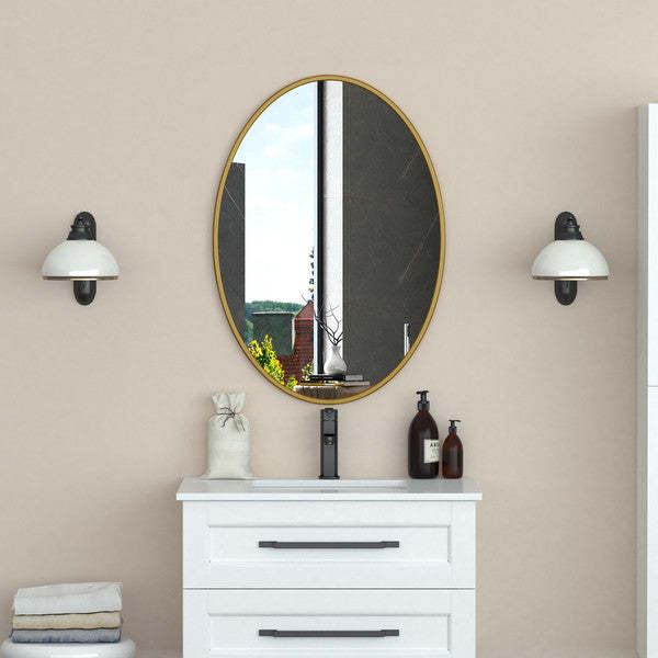 Miroir Randy Gold 34|Miroir Randy de 34 po doré