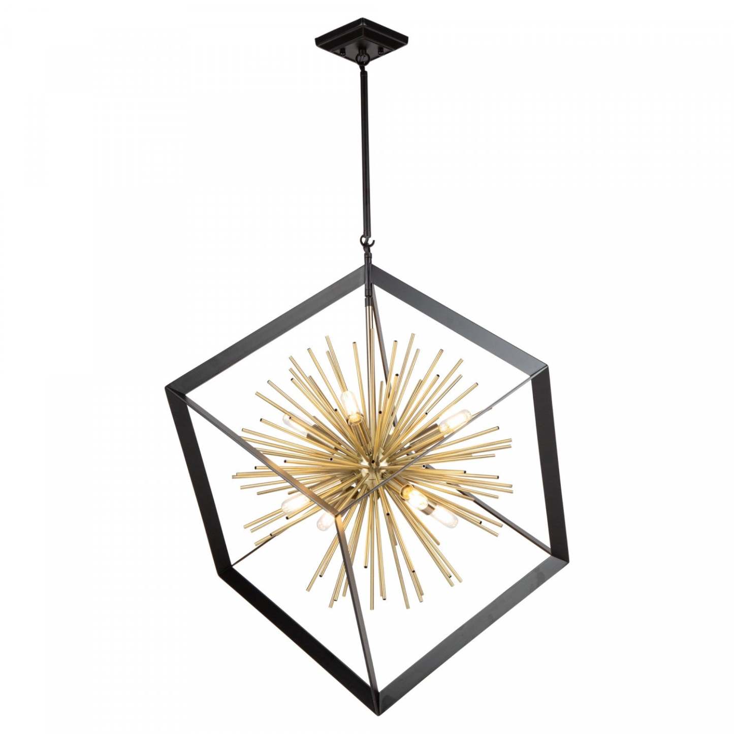 Sunburst  8-Light Chandelier | Lustre Sunburst à 8 ampoules | D06HLVZE