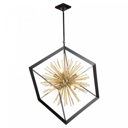 Sunburst  8-Light Chandelier | Lustre Sunburst à 8 ampoules | D06HLVZE