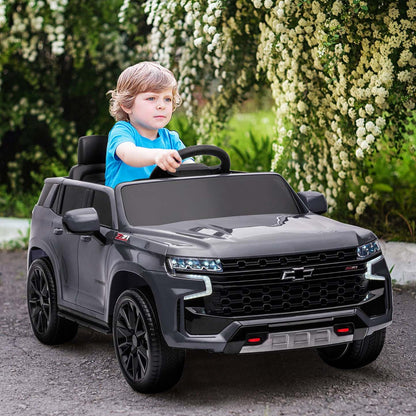 Aosom Voiture Électrique Sous Licence Chevrolet Tahoe 12 V, Voiture Pour Enfants Avec Télécommande, 3 Vitesses | Aosom Chevrolet Voiture Electrique Sous Licence 12 V Pour Enfants Avec Télécommande, Klaxon, Cadeau