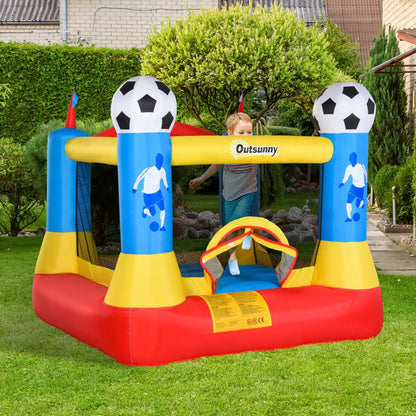 Trampoline Gonflable Outsunny Kids Bounce Castle House avec gonfleur pour enfants âgés de 3 à 8 ans | Trampoline Gonflable Outsunny Château Gonflable Pour Enfants Avec Gonfleur Pour Enfants De 3 À 12 Ans