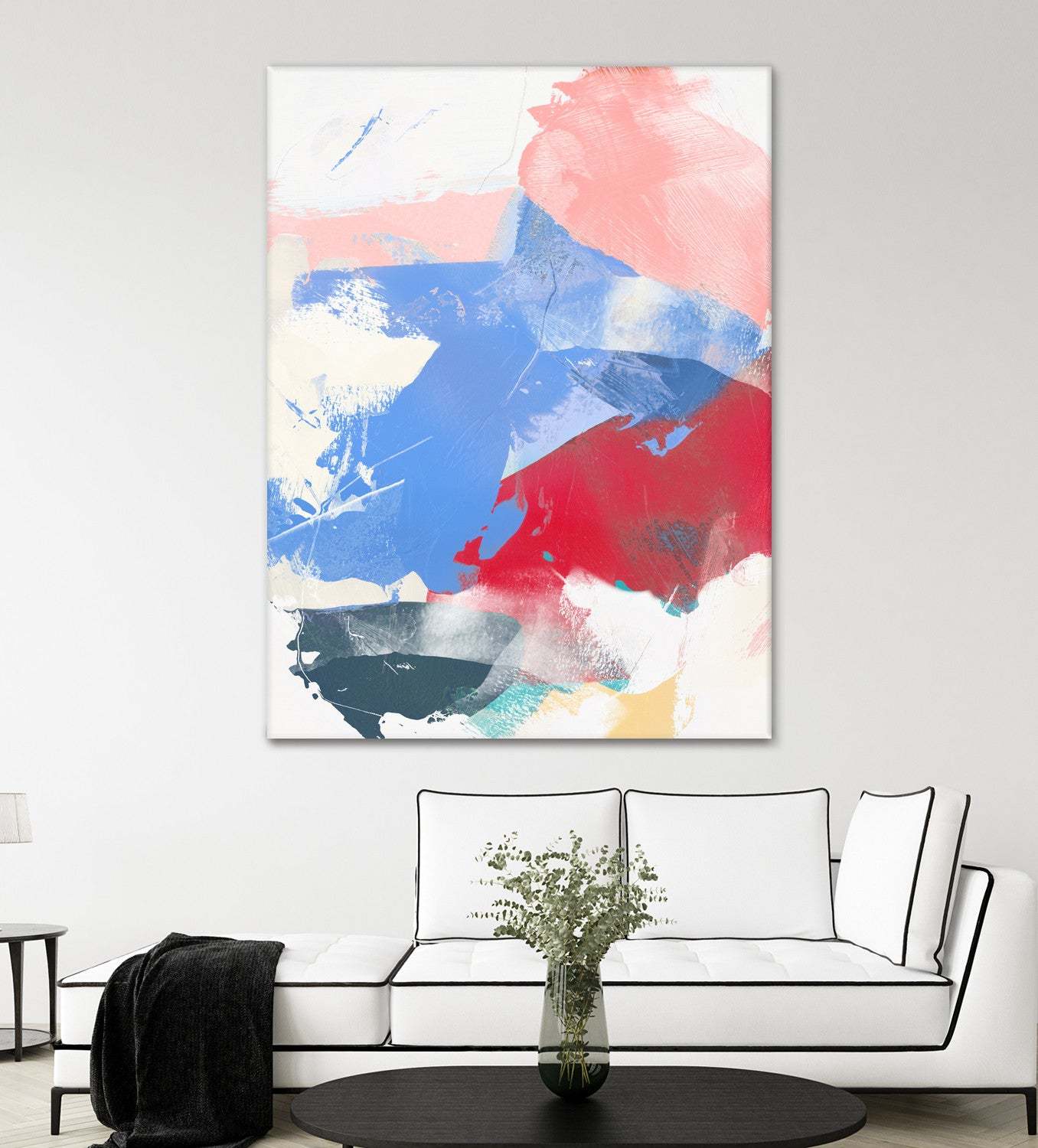 Œuvre d'art murale géante « Sweet Poetry II » 72 x 54