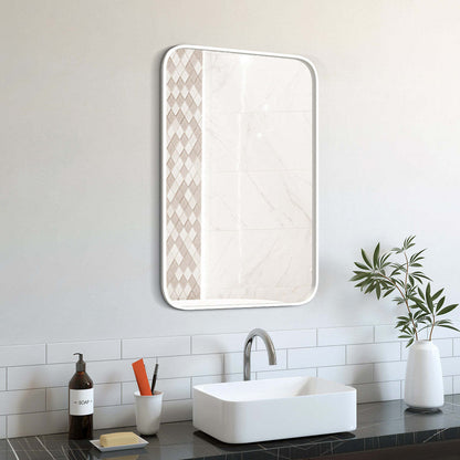 Miroir Jaxa White 36|Miroir Jaxa de 36 po blanc