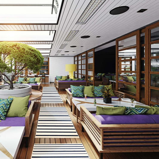 Tapis Talya bleu-ivoire 2'8 x 4'11 | D86FHOXB