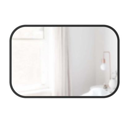 Miroir rectangulaire Hub de Umbra de 24 po x 36 po - noir