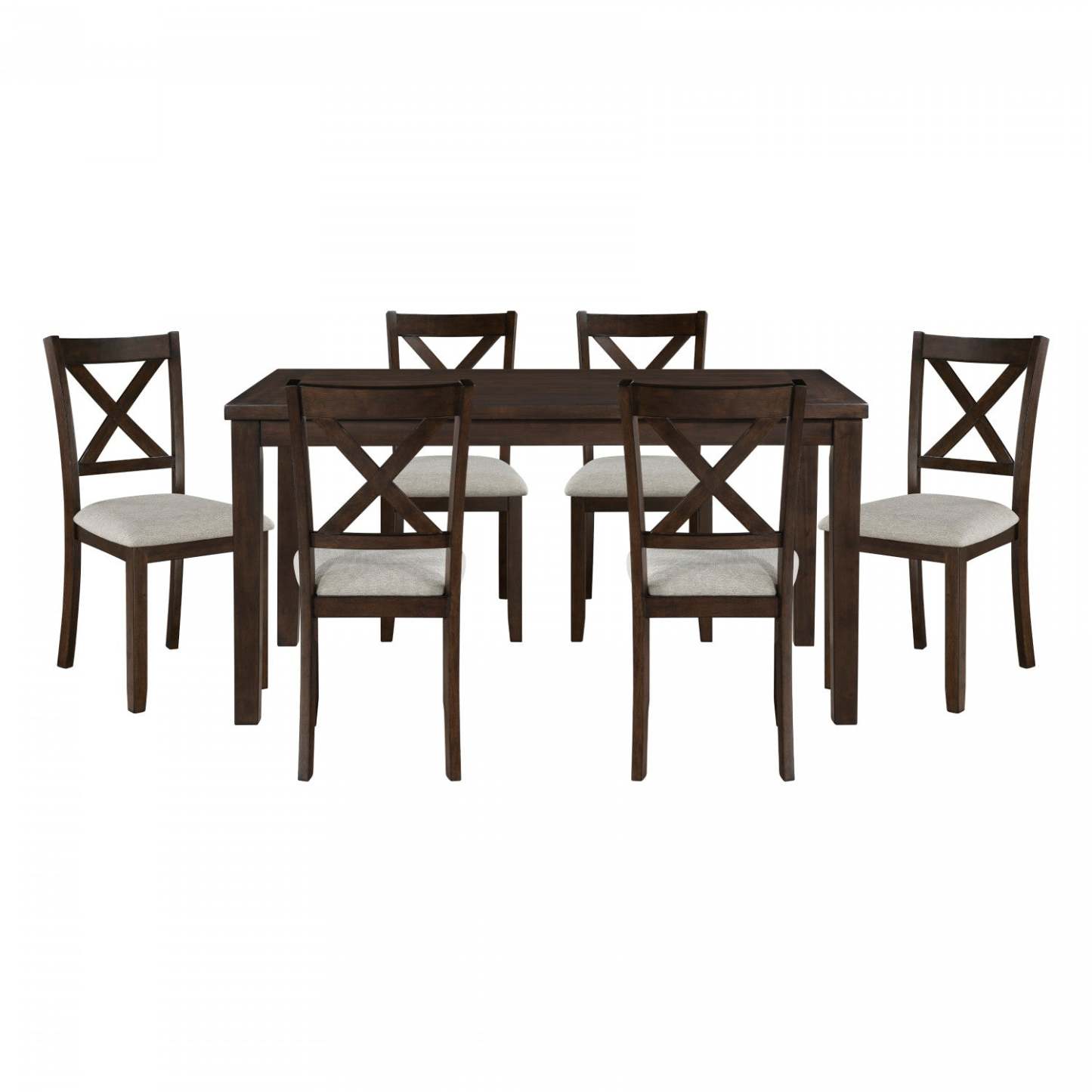 Vintner 7pc Pack Dining Set - Dark Cherry | Ensemble De Salle À Manger 7 Pièces Vintner - Cerisier Foncé