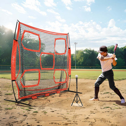 Soozier 6' X 6' Filet de Baseball, Filet d'Entraînement au Batting et au Lancer avec Sac de Transport