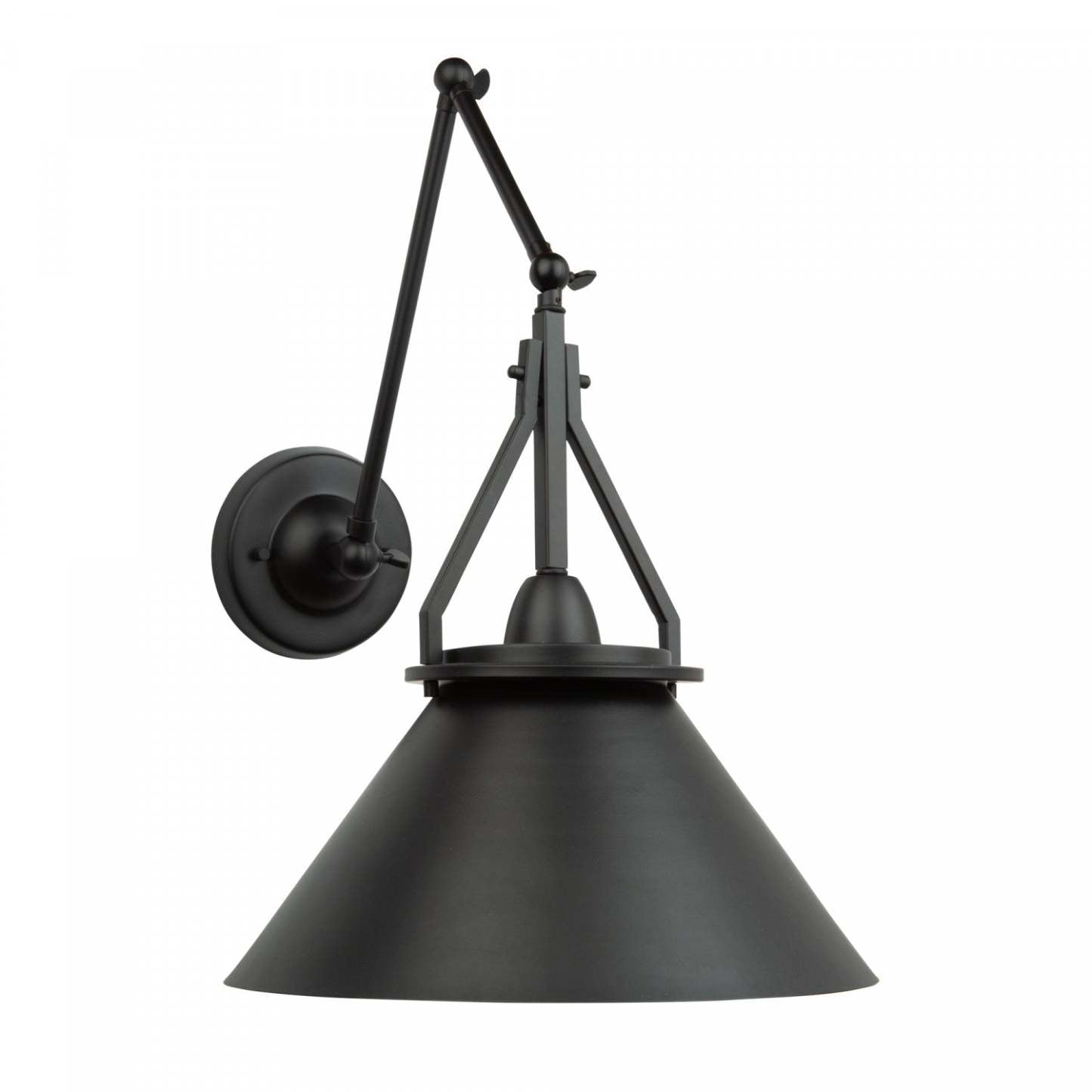 Brydon 1-Light Black Wall Sconce Pendant|Applique murale suspendue noire Brydon à 1 ampoule|D06H52AX