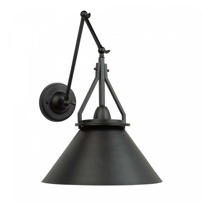 Brydon 1-Light Black Wall Sconce Pendant|Applique murale suspendue noire Brydon à 1 ampoule|D06H52AX