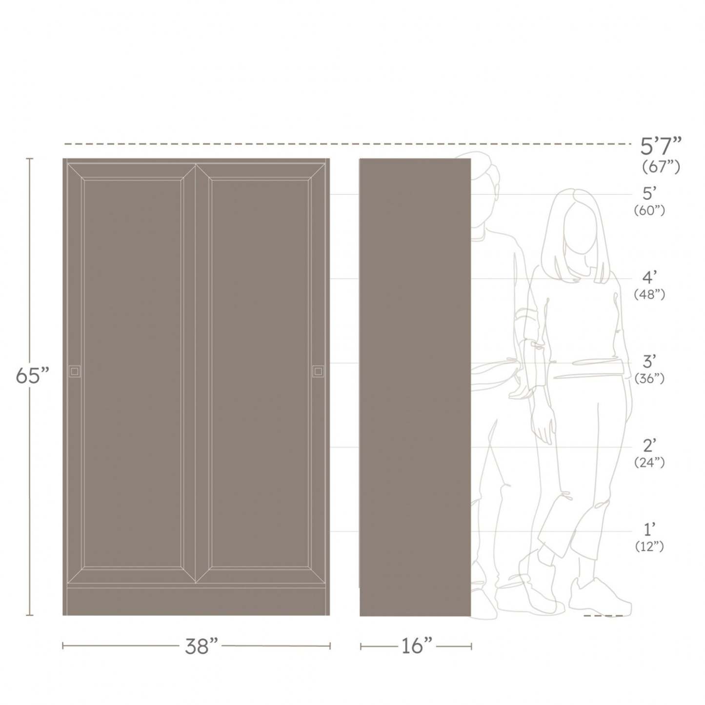 Armoire d'appoint Elite à 4 tablettes - Blanc | Elite Armoire D'appoint A 4 Tablettes – Blanc