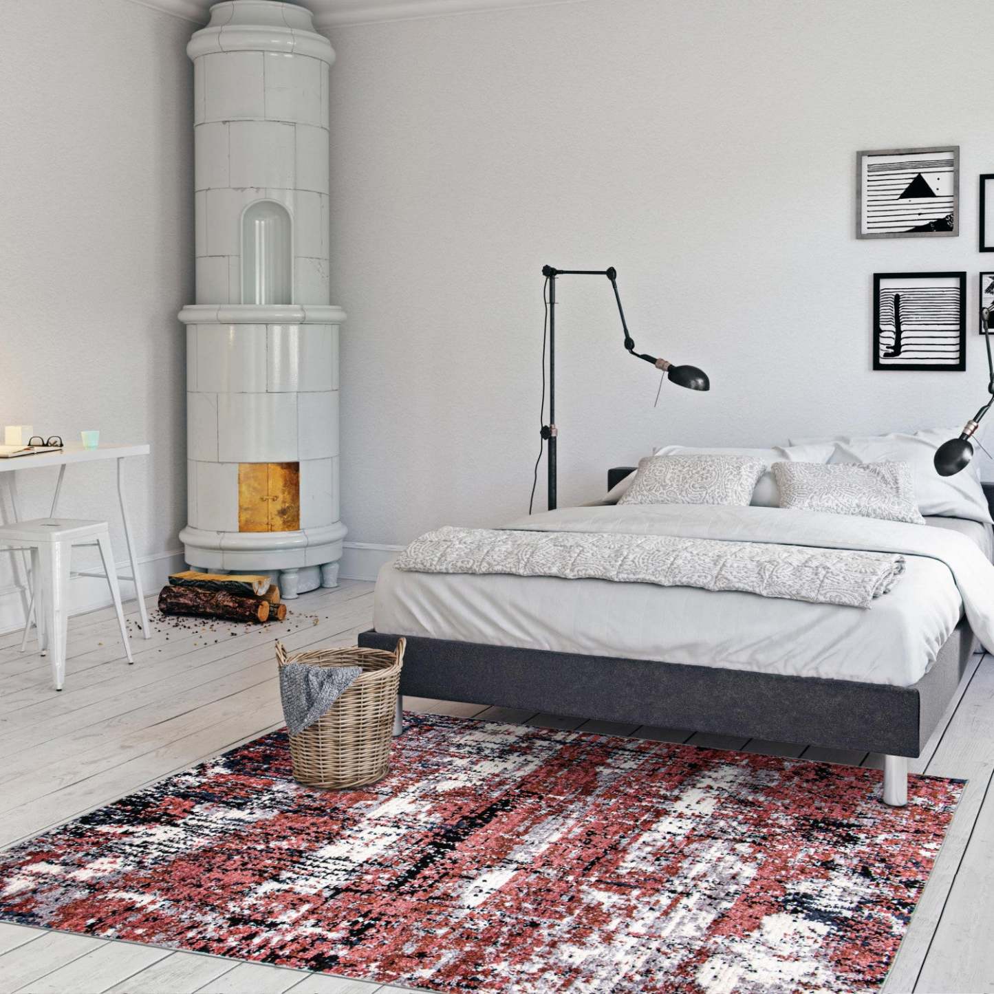 Tapis Paloma Marble Rose - 160 x 220 cm | Tapis Paloma Marble rose - 160 x 220 cm | D86F86DD