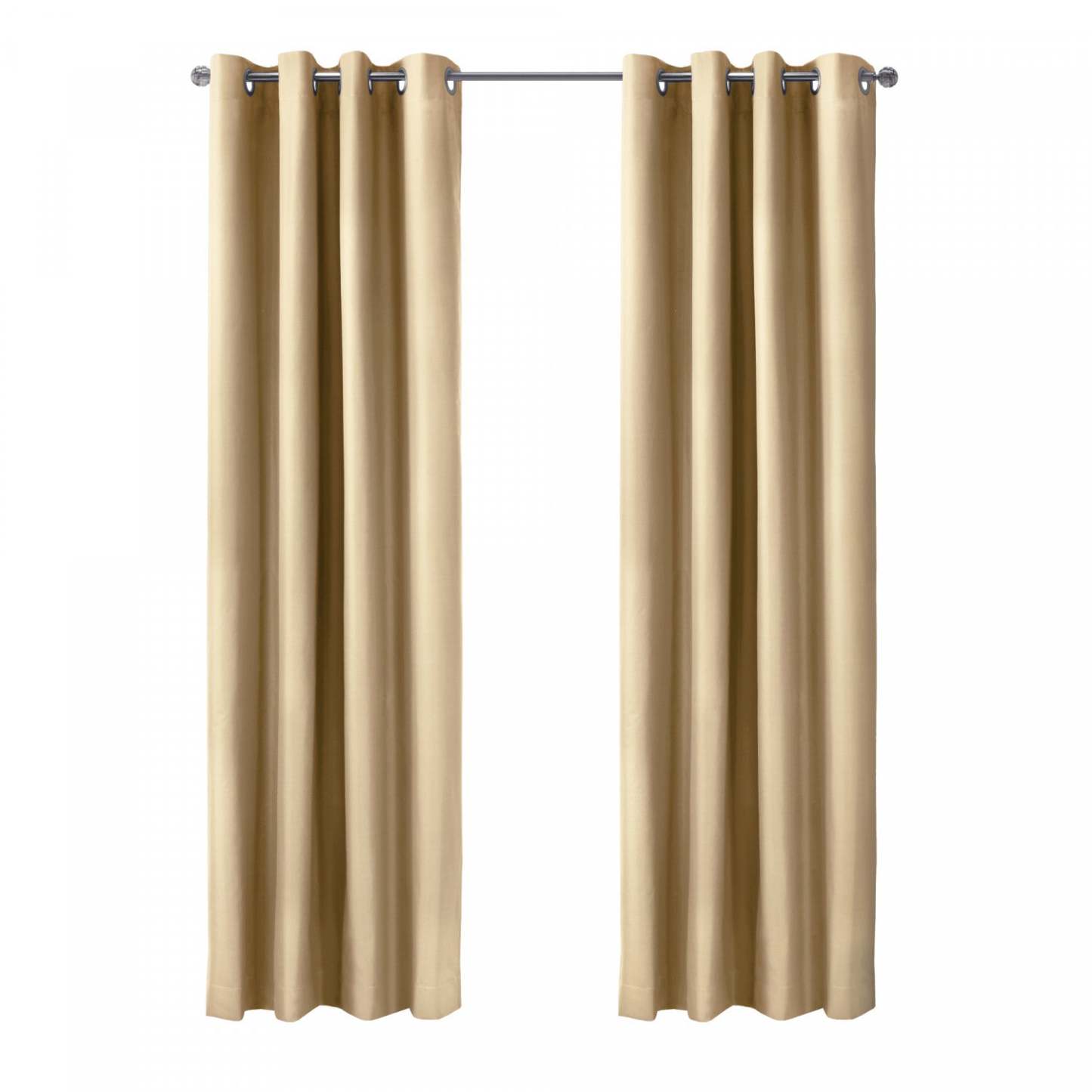 Thermaplus Alpine Taupe Blackout Grommet Curtain Panel - 52 x 63|Panneau de rideau occultant à œillets Alpin taupe de Thermaplus - 52 x 63