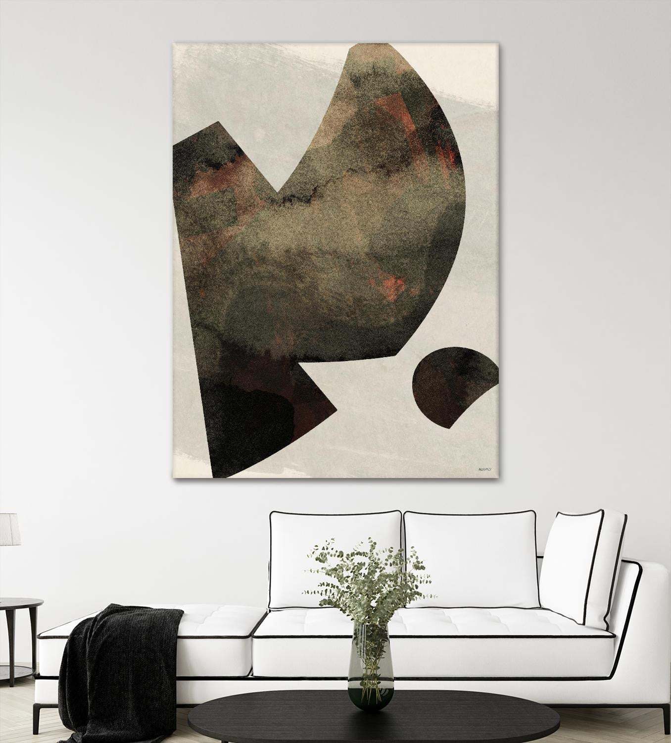 Œuvre d'art murale géante « Natural Color Machine I » 72 x 54