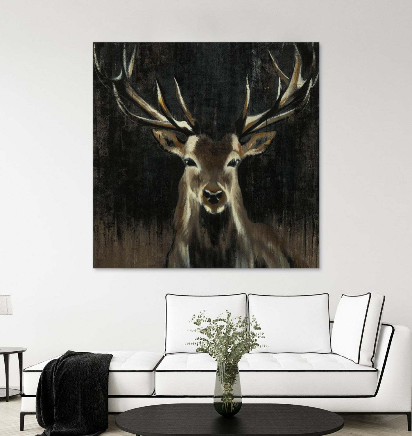 Œuvre d'art murale géante « Young Buck » 54 x 54