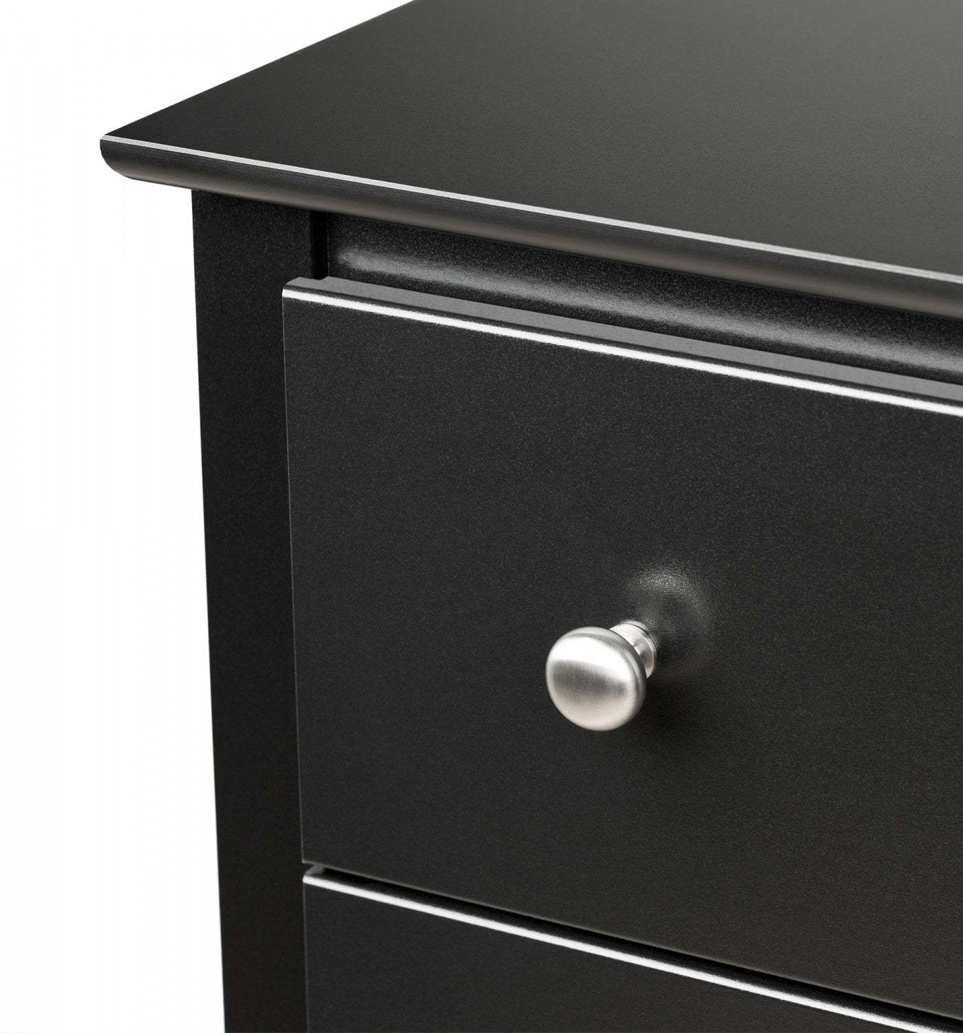 Jade Tall 6-Drawer Chest - Black|Commode verticale haute Jade à 6 tiroirs - noire