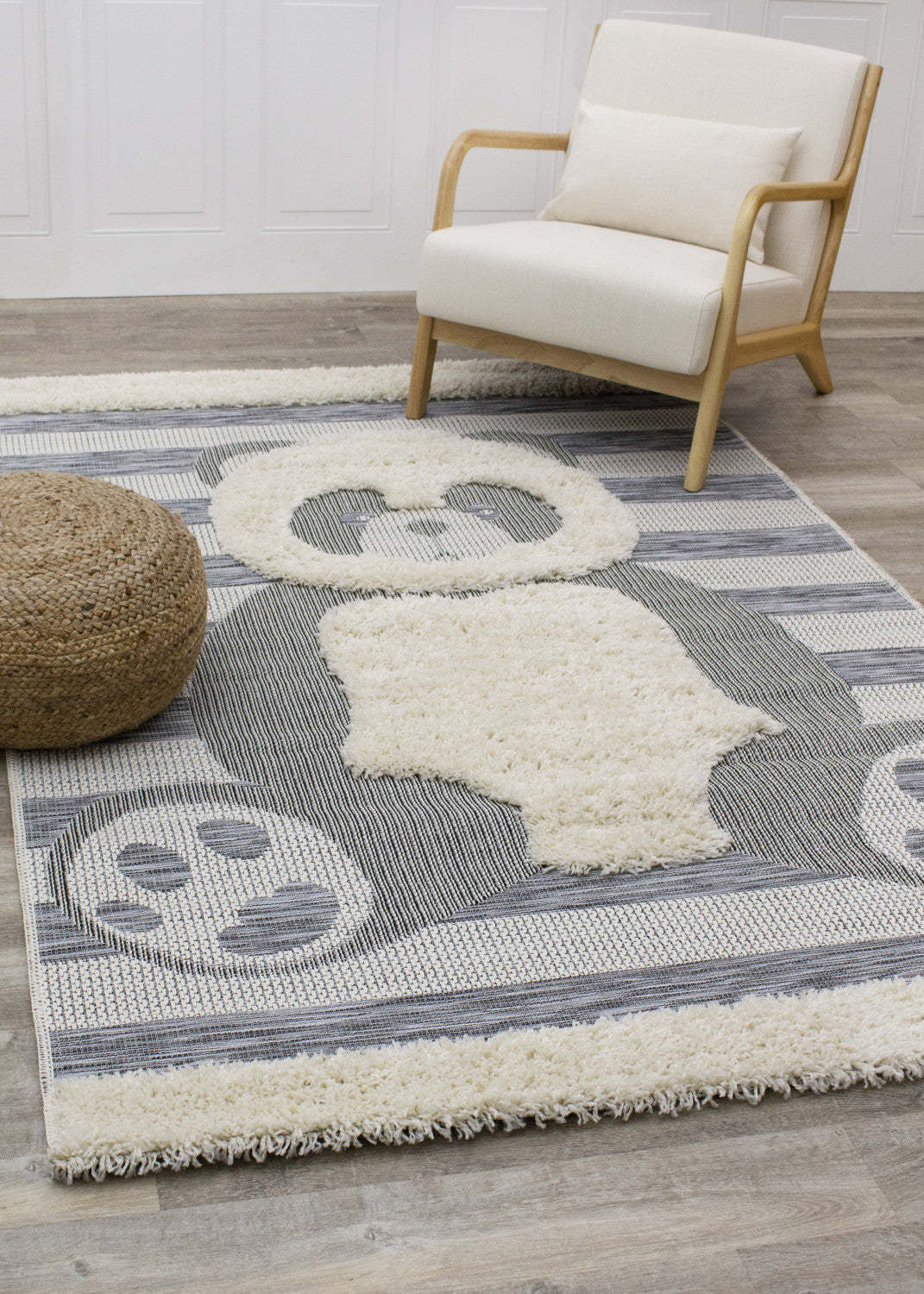 Kids Panda Area Rug - 3'11 x 5'7|Tapis à motif de panda pour enfants - 3 pi 11 po x 5 pi 7 po