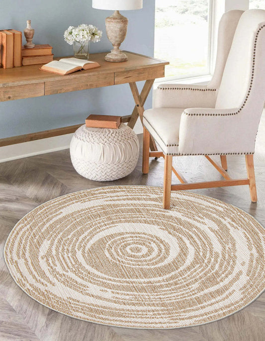 Tapis Ping Taupe - 244 x 244 cm | Tapis Ping Taupe - 244 x 244 cm | D86FZ2QN