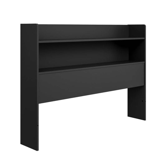 Nordika Hunter Bookcase Full Headboard - Black|Tête de lit bibliothèque Hunter Nordika - noire