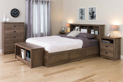 Tête de lit double/grand lit - Drifted Grey|Tête de lit pour lit double et grand lit - gris délavé