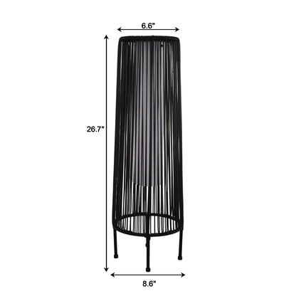 Lot de 2 lampadaires solaires d'extérieur