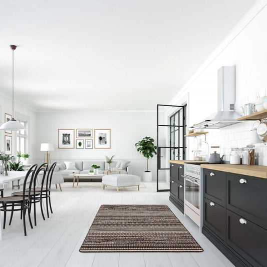 Tapis Wileen Chocolat - 4'4 X 6'5 |Carpette Wileen chocolat - 4 pi 4 po x 6 pi 5 po