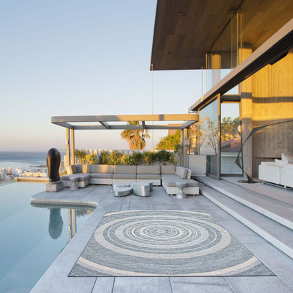 Tapis Neisha Moderne Bleu 160 x 220 cm | D86FL2G5