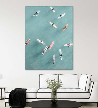 Surfers Ii Giant Art 72x54 Wall Art|Œuvre d'art murale Giant Art « Surfers Ii » 72 x 54