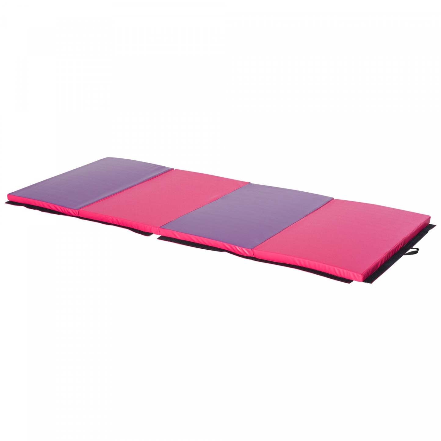 Soozier 4'x10'x2'' Tapis de gymnastique pliant, tapis d'exercice avec poignées de transport pour le yoga, MMA | Soozier B1-0065new Tapis d'exercice de gymnastique panneau pliant yoga fitness équipement d'aérobic