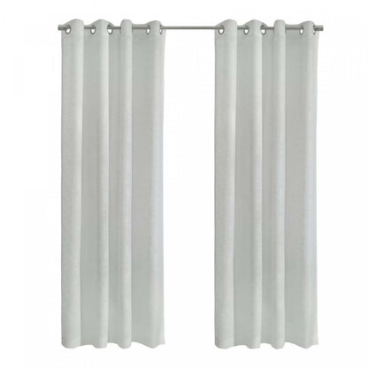 Habitat Boucle White Sheer Grommet Curtain Panel - 52 x 63|Panneau de rideau transparent à œillets Boucle blanc d'Habitat - 52 x 63