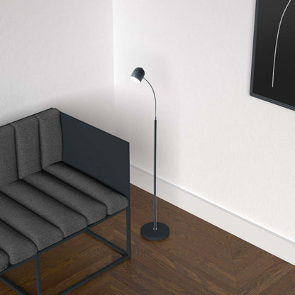 Dainolite LED Floor Lamp 5w Satin Black Finish|Lampe à pied Dainolite 5 W finition noir satiné