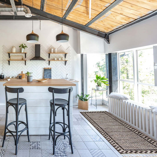 Tapis Vera Quattro ivoire/gris – 2'7 x 8'4| Carpette Vera Quattro ivoiregrise - 2 pi 7 po x 8 pi 4 po|D86FXM7I