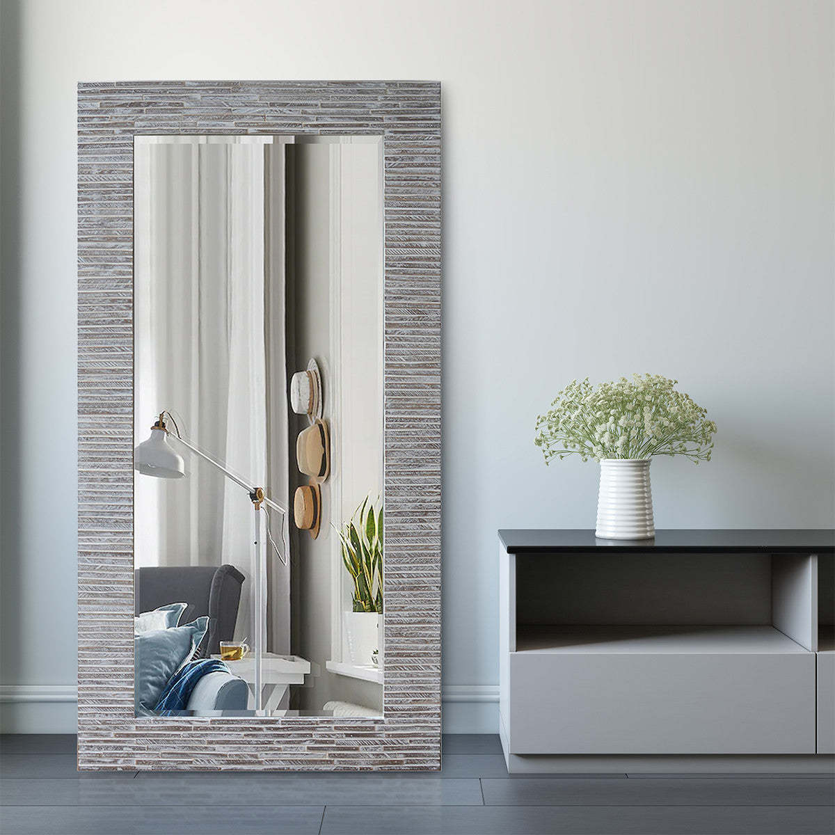 Miroir Elderford Grey 63 | Miroir Elderford de 63 po gris