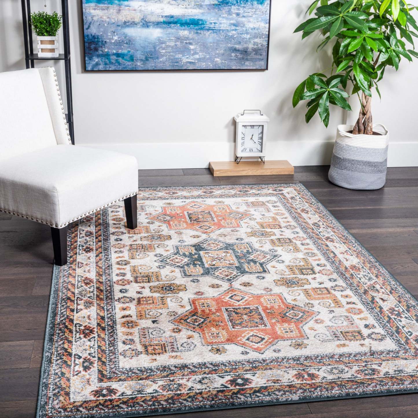 Tapis Far Rustic Star 7 x 10 | Tapis Far Rustic Star 7 x 10 | D80G45EP