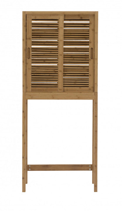 Bracken Bamboo Space-Saver Accent Cabinet - Naturel|Armoire décorative à économie d'espace Bracken en bambou - naturel