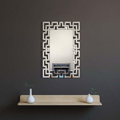 Miroir Elven de 35,43 po argenté