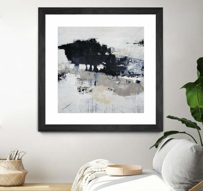 Big Bonanza Matted and Framed Black 36x36 Wall Art|Œuvre d'art murale encadrée noire et mate « Big Bonanza » 36 x 36