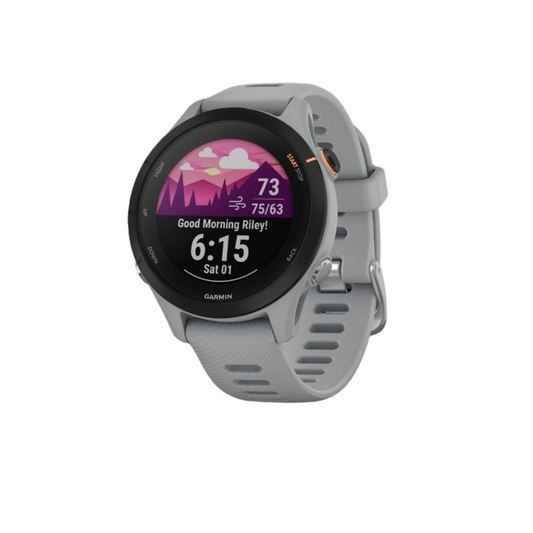 Garmin Forerunner® 255s Montre Gps Intelligente - Suivi De La Santé Quotidien, Autonomie De 12 Jours - Powder Gray
