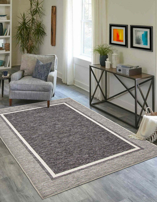 Brooks Charcoal Area Rug - 8'0 x 10'0|Carpette Brooks anthracite - 8'0 x 10'0