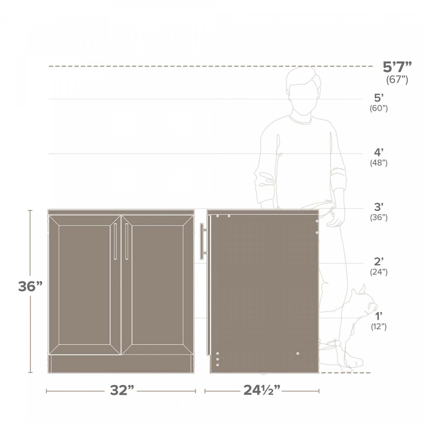 Prepac Elite 32 Base Storage Cabinet - Blanc|Armoire de rangement de base Elite de Prepac de 32 po - blanche