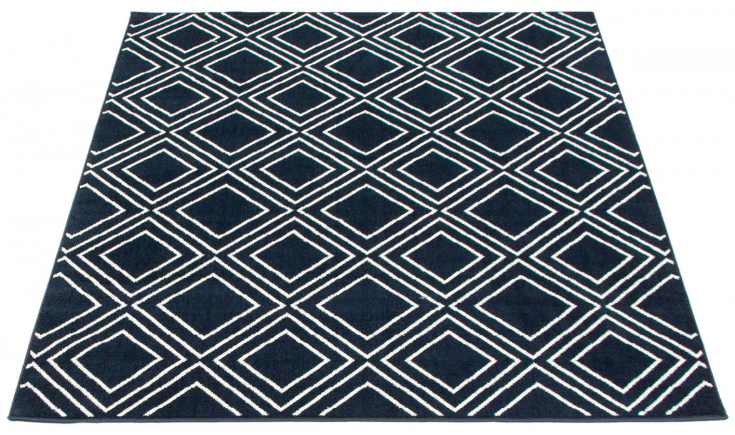 August Geod Navy-White 6'7 x 9'6 Area Rug|Carpette August bleu marine géodeblanc 6 pi 7 po x 9 pi 6 po|D86FC4FI