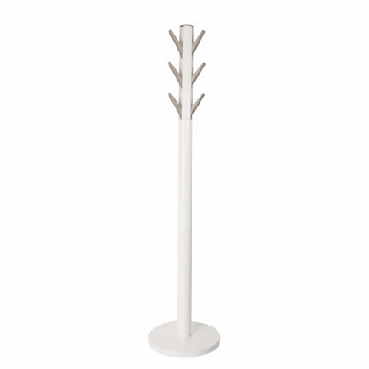 Umbra Modern Wood Flapper Coat Rack - Blanc|Portemanteau moderne Flapper de Umbra en bois - blanc
