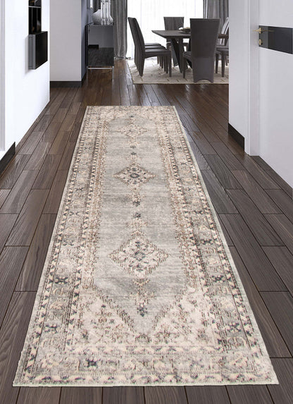 Tapis Bleu Octavian Bijar - 2'7 x 8'2|Carpette Octavian Bijar bleu - 2 pi 7 po x 8 pi 2 po| D295TO27