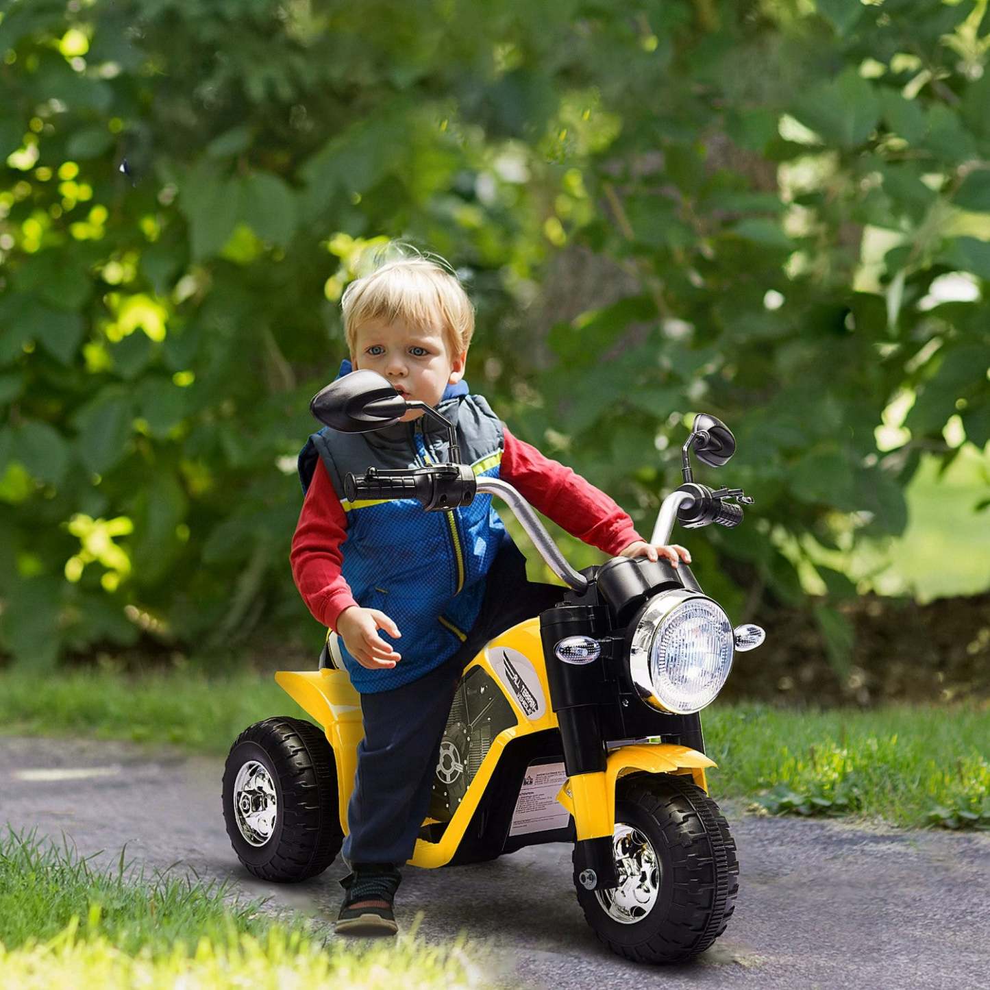 Aosom Moto Electrique Pour Enfants 6v Alimentée Par Batterie, Moto Electrique , Jouet A Enfourcher,
