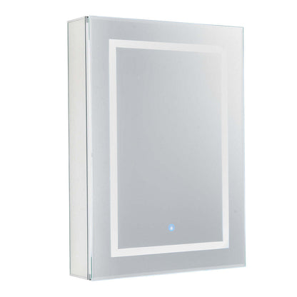 Stapik LED Medicine Mirror Cabinet - Silver|Armoire à pharmacie Stapik avec miroir et DEL - argentée