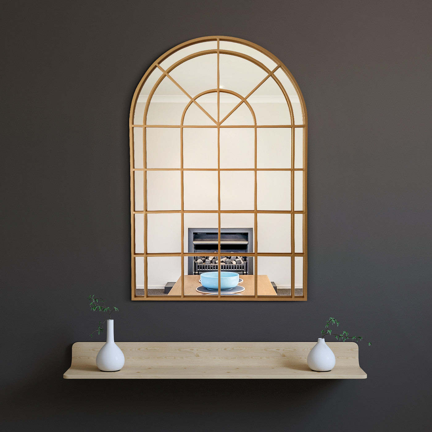 Miroir Seras de 47,95 po doré